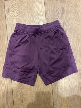 All in Motion Kids Athletic Shorts in Plum Worn Once